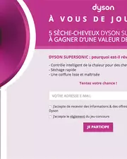 Gagnez 5 sèches cheveux Dyson Supersonic (valeur : 399 euros) !