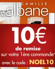 Camille Albane vous offre 10 euros sur votre commande... et bien plus !