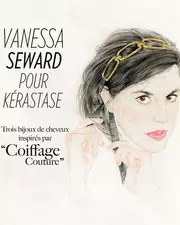 Vanessa Seward et ses nouveaux bijoux pour cheveux