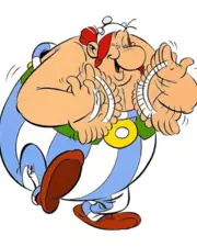 Les héros d'Asterix sans moustache