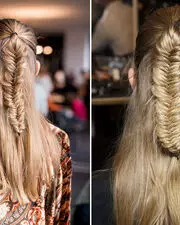 6 photos de tresses en épi 