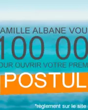 Camille Albane vous offre 100 000 euros pour ouvrir votre salon