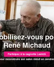 Les coiffeurs viennent en aide à René Michaud, le coiffeur de 90 ans qui a vu partir son salon en fumée !