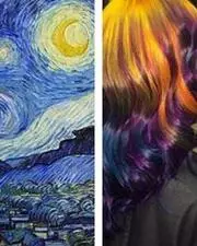 Cette coiffeuse s'inspire de tableaux célèbres pour se colorer les cheveux !