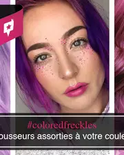 Assortir ses tâches de rousseur à sa couleur de cheveux, la nouvelle tendance beauté du moment !