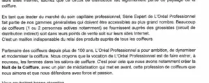 L'Oréal Professionnel répond à la lettre du coiffeur exaspéré