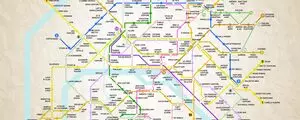 Carte de métro des meilleurs coiffeurs de Paris